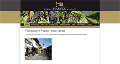 Desktop Screenshot of marugg-weine.ch
